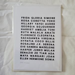Feminist Heroes Art Print